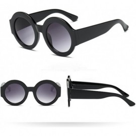 Aviator Hot Sale! Womens Man Big Frame Round Shape Rapper Vintage Retro Sunglasses - C918DRA7M9C $8.01