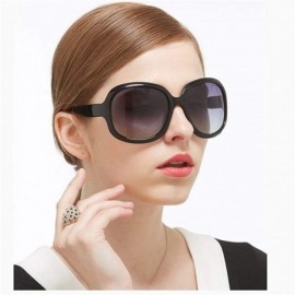 Oversized Women's Fashion Cat Eye Shade Sunglasses Integrated Stripe Vintage Glasses 2019 Fashion - Black - C218TI9IQK6 $7.26