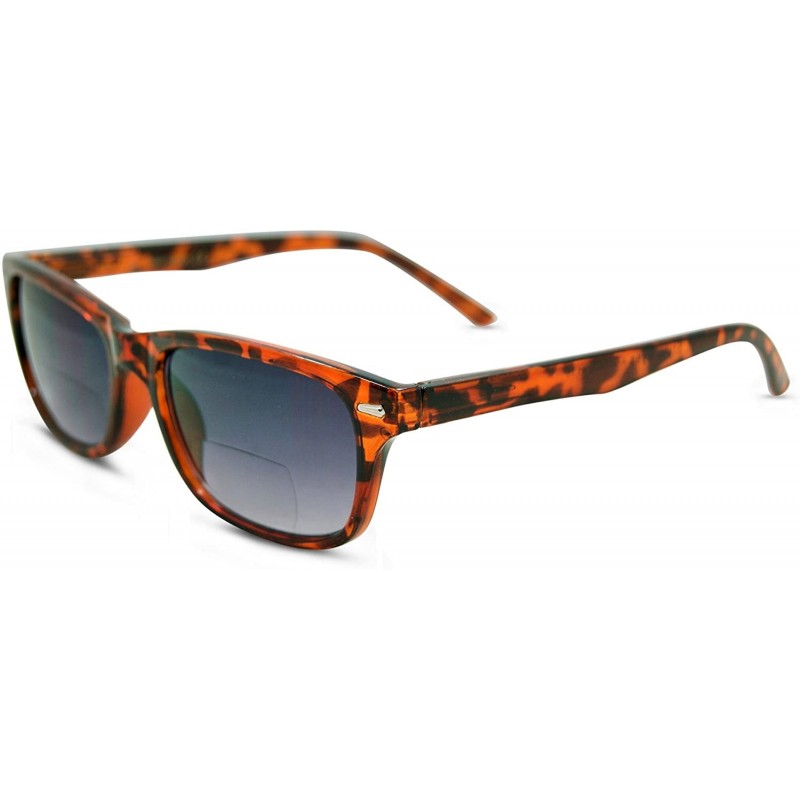 Rectangular Seymore Retro BiFocal Sunglasses for Women and Men - Tortoise - CV17XX27X6W $19.46