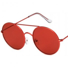 Aviator Round Sunglasses Women Men Retro Aolly Women Sun Glasses Men Ladies Eyewear 4 - 8 - CZ18XE0R5R7 $8.48