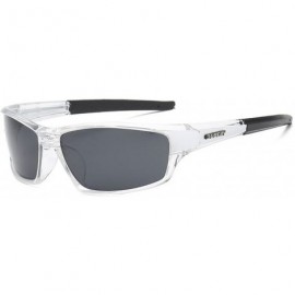 Sport Mens Lightweight Polarized Sunglasses Sport Riding Driving Glasses - Grey - CT18DXIN448 $16.77