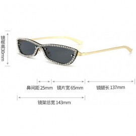 Rimless Diamond Sunglasses Vintage Rimless Eyeglasses - Green - CL198G7NLM7 $15.09