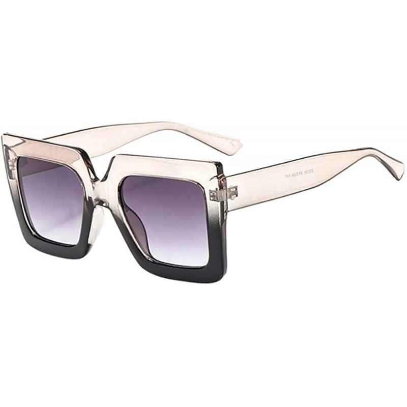 Sport Oversized Fashion Sunglasses for Women Designer Style - C - CQ195WO8EO0 $7.65