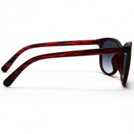 Wayfarer Bifocal Reading Sunglasses Fashion Readers Sun Glasses for Men and Women - Burgundy - CH12EDR015L $25.43