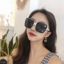 Oversized Oversized Sunglasses Gradient Glasses Sunglasseselegant - Cyan - C5197CREUW3 $20.73