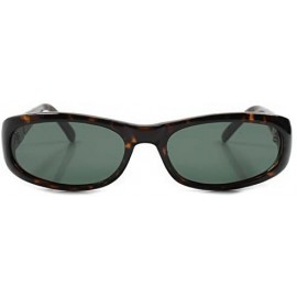 Rectangular Vintage 80s Urban Hip Rectangle Sunglasses - Tortoise - CN18ECG4A0D $10.59