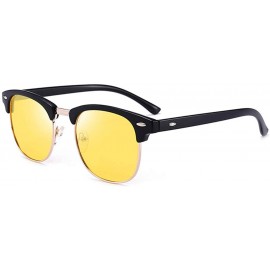 Goggle Classic Retro Round Shades Sun Glasses - C1 - C718HLQAY9M $11.65