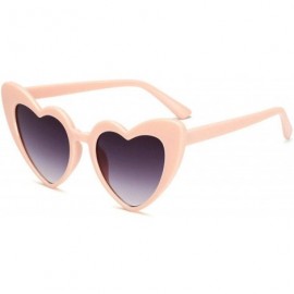 Goggle Vintage Sunglass Fashion Love Heart Sunglasses Women Cute Sexy Retro Cat Eye Cheap Red Female - C4 - CR198AH66GO $19.07