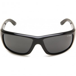 Wrap mens An4166 Cheat Sheet Rectangular Sunglasses Rectangular Sunglasses - Black/Grey - CK118JT780V $39.51