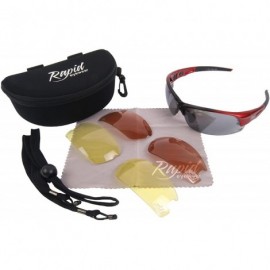 Sport UV400 Pilot Sunglasses Interchangeable Lenses - C5127XU6JC9 $45.28