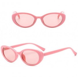 Cat Eye Sunglasses Vintage Rapper Glasses Eyewear - F - CD18QRN5I5A $8.28