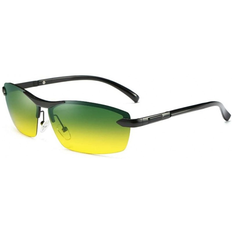 Sport Day & Night Polarized Sunglasses Polarized Anti - glare NightSunglasses - CA1850M3CZL $22.35