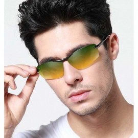 Sport Day & Night Polarized Sunglasses Polarized Anti - glare NightSunglasses - CA1850M3CZL $22.35