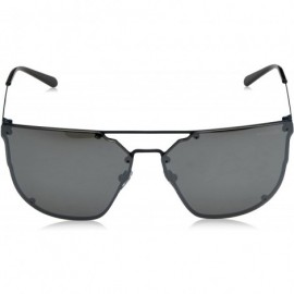 Sport Men's An3073 Hundo-p1 Square Sunglasses - Anthracite/Grey Mirror Silver - CC182MIMLY5 $42.53