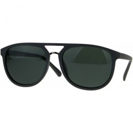 Rectangular Mens Classic Mod Thin Plastic Racer Pilots Sunglasses - Grey Green - CA1895WSU69 $9.42