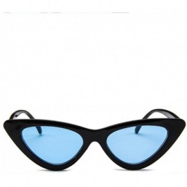 Square Sunglasses Goggles Eyeglasses Glasses Eyewear Polaroid - Black Blue - C518QQH3EST $8.80