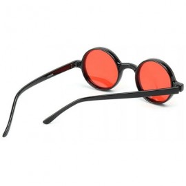 Round glasses Fashion Shades Sunglasses - Red - CY192QAOYN6 $14.26