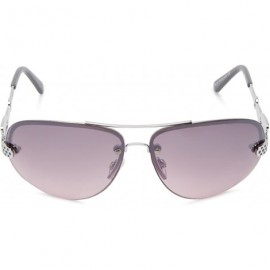 Aviator Women's R495 Aviator Sunglasses - Silver - CO11C4S3XM5 $38.05