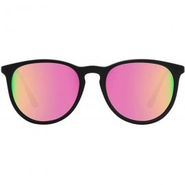 Round Cute Round Polarized Sunglasses for Women Men-TR90 Material Lightweight Shades So Sassy 8030 - CY194EE8HZO $13.45