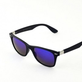 Square Reflective Color Mirror Mirror Lens Retro Classics Style Sunglasses Gift Box - Style 4 - CC11LD5ZCLZ $9.53