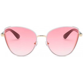 Round Polarized Sunglasses Women Men Retro Brand Sun Glasses - Pink - C318UIDLGT3 $11.24