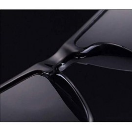 Goggle Polarized Sports Driving Sunglasses For Men-Square Anti-glare Shade Glasses - C - C8190ECQIXA $32.84