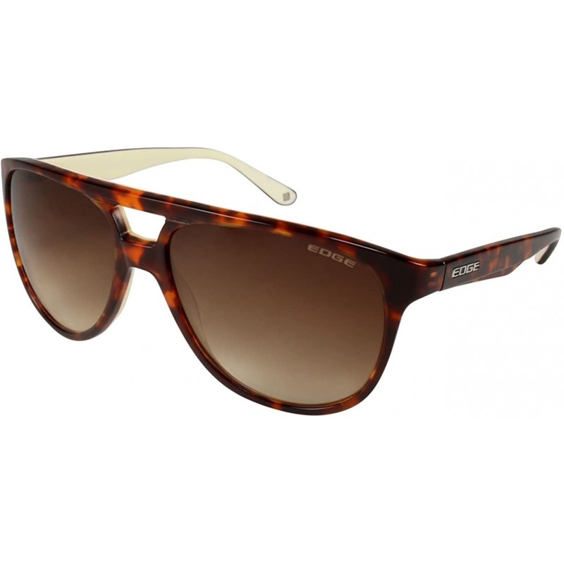 Aviator Women's Handmade Acetate Frame Flat-Top Aviator Sunglasses HM241 - Tortoise - CU11L1NT5LR $24.54