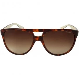 Aviator Women's Handmade Acetate Frame Flat-Top Aviator Sunglasses HM241 - Tortoise - CU11L1NT5LR $24.54