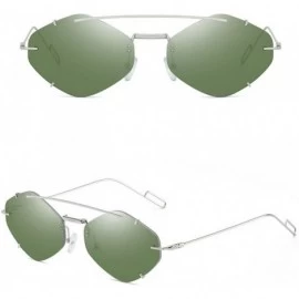 Rectangular Polarized Sunglasses Protection Activities - Green - CI18WY29ZI8 $11.90
