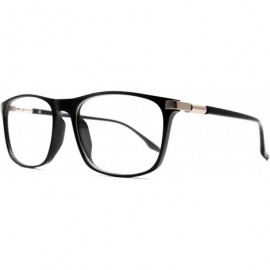 Square Eyeglasses 3001 Trendy Square - for Womens-Mens 100% UV PROTECTION - Black - CW192TGWCWD $30.33