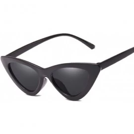 Goggle Sexy Cat Eye Sunglasses Women Er Mirror Black Triangle Sun Glasses Female Lens Shades Ladies Eyewear UV400 - CS198AHO7...