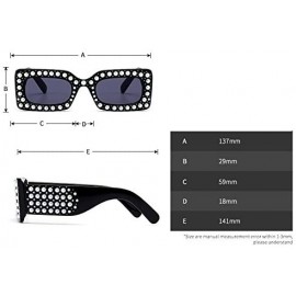 Oversized 2018 Hot Sale Oversized Diamond Womens Square Luxury Brand Designer Eyewear UV400 - Leopard - CE189MOLXD6 $12.27