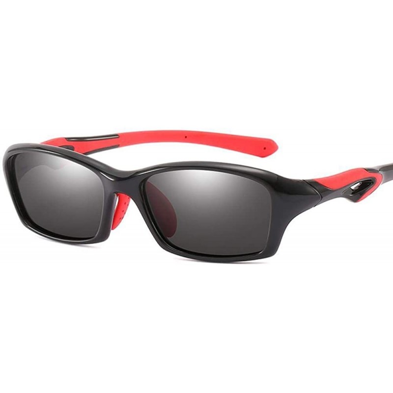 Sport 2019 Polarized Outdoor Sport Sun Glasses Men Outdoor Sports 18020 RED BLACK - 18020 Red Black - C518Y2NQQ8U $14.62