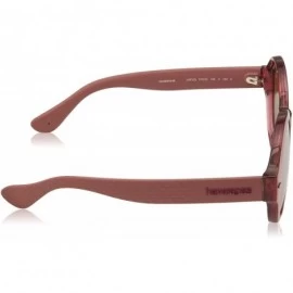 Round Women's Floripa Round Sunglasses - Ople Burg - C218CCOUOUH $34.93