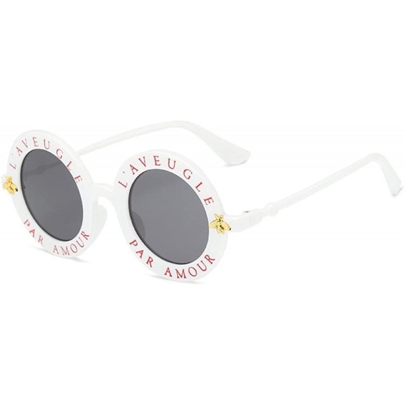 Round Retro round sunglasses for men and women - 5 - CG18D2NWHY9 $15.11