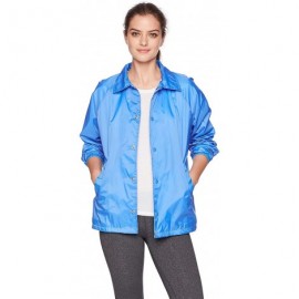 Sport Nylon Coach's Jacket/Lined - Columbia Blue - CO114YI666N $11.04