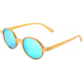 Square Women Sunglasses Women Man's Polarized Driving Retro Fashion Mirrored Lens UV Protection Sunglasses - Yellow - CS18QIR...