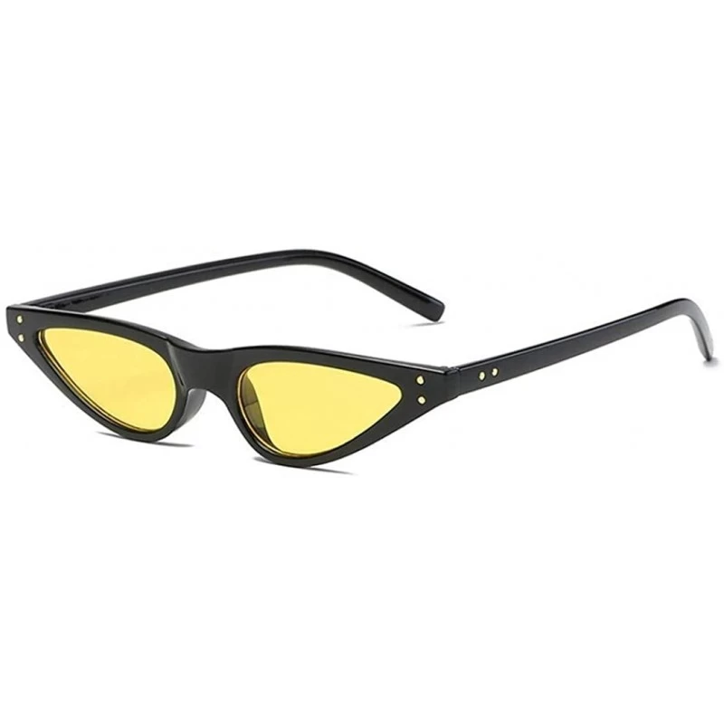 Cat Eye Cat Eye Sunglasses - Goggles Retro Vintage Lightweight UV 400 Protection - D - CZ180RW6SYK $7.21