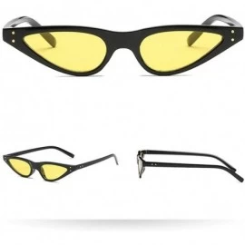 Cat Eye Cat Eye Sunglasses - Goggles Retro Vintage Lightweight UV 400 Protection - D - CZ180RW6SYK $7.21