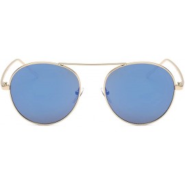 Aviator 100% UV Protection-Classic Aviator Sunglasses Style Classic Aviator Polarized MOLO - G - CA196QY2055 $8.10