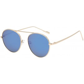 Aviator 100% UV Protection-Classic Aviator Sunglasses Style Classic Aviator Polarized MOLO - G - CA196QY2055 $8.10