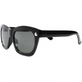 Oversized Vintage Retro Fashion 80s Mens Womens Large Oversized Square Sunglasses - Black - C11892EMGM0 $15.34