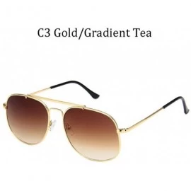 Square 2019 Brand Design Square Sunglasses Pilot Women Men Male Female 3561 C6 - 3561 C6 - CN18YZW750K $9.82