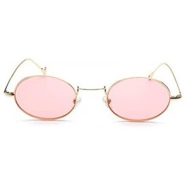 Oval 2018 Fashion Classic Oval Sunglasses For Womens/Mens HD Lens Eyewear UV400 - Pink - C81896LUGL9 $9.80