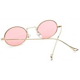 Oval 2018 Fashion Classic Oval Sunglasses For Womens/Mens HD Lens Eyewear UV400 - Pink - C81896LUGL9 $9.80