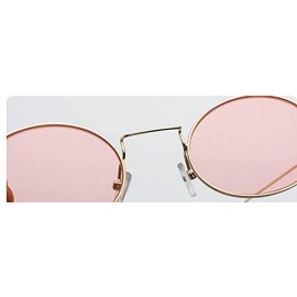 Oval 2018 Fashion Classic Oval Sunglasses For Womens/Mens HD Lens Eyewear UV400 - Pink - C81896LUGL9 $9.80