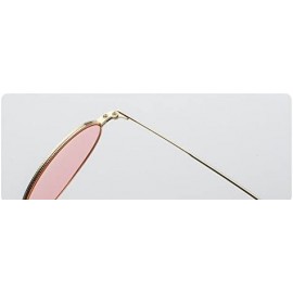 Oval 2018 Fashion Classic Oval Sunglasses For Womens/Mens HD Lens Eyewear UV400 - Pink - C81896LUGL9 $9.80