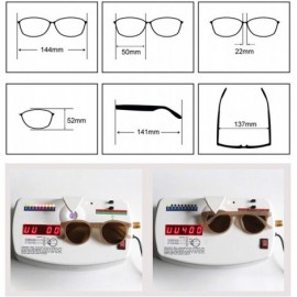 Round Sunglasses Women Round Glasses Sun UV400 Retro Vintage Shades Elegant Sunglass Gafas De Sol M1332 - Red Gray - CO197Y7H...