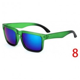 Rimless Vintage Sunglasses Men Reflective Mirror Sun Glasses Women Retro Square Driving Eyewear - 4 - CE194O9LMMG $27.44