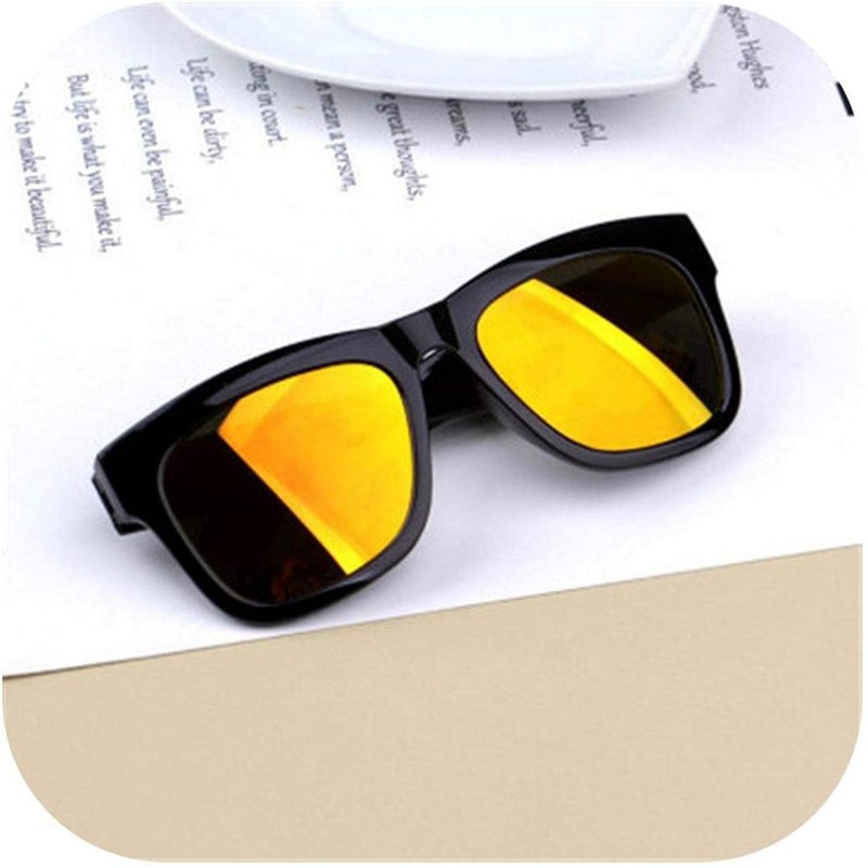 Goggle Children Sunglasses 2018 New Fashion Square Kids Boy Girl Goggles Baby Travel Glasses UV400 - C0197A2GKA7 $21.76